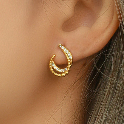 [Royal&Vicky]Nola Gold Earrings