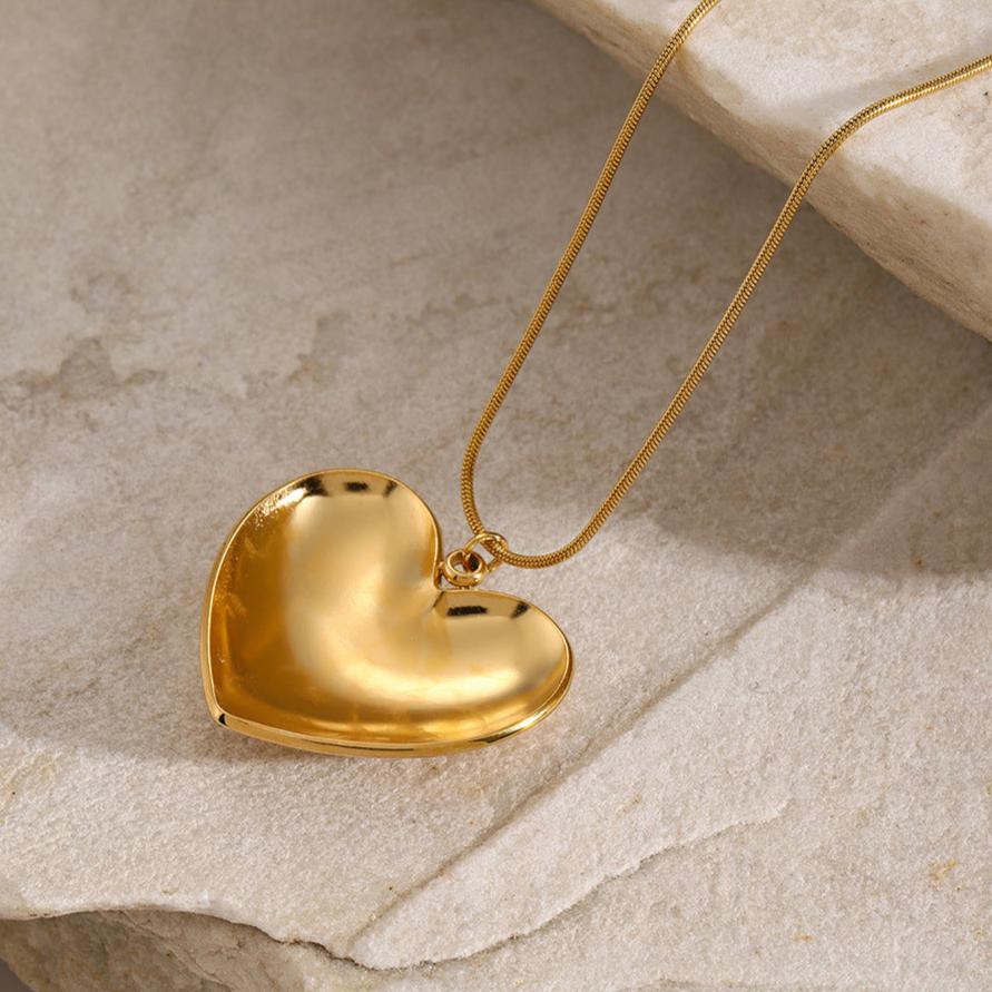 [Royal&Vicky]Roberta Heart Necklace