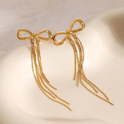 [Royal&Vicky]Yvette Bow Earrings