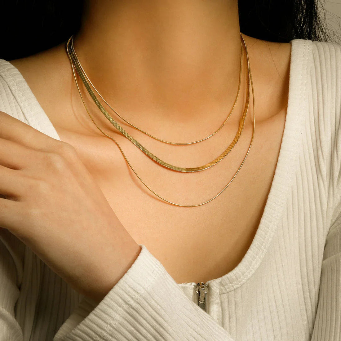 [Royal&Vicky]Zafina Gold Necklace