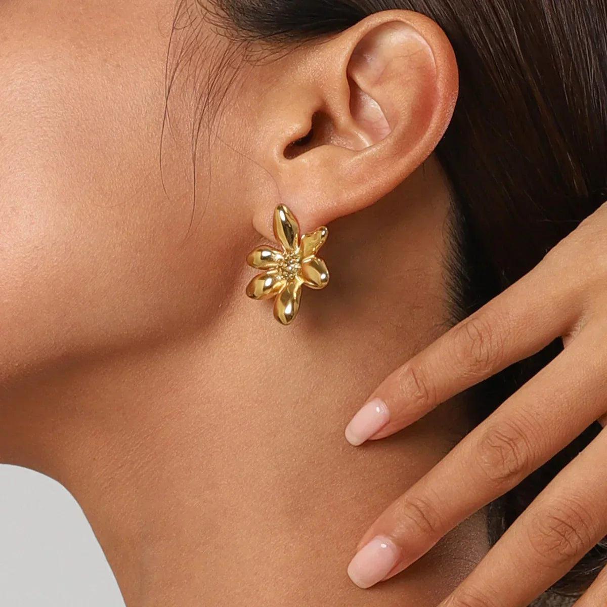 [Royal&Vicky]Cadence Gold Earrings