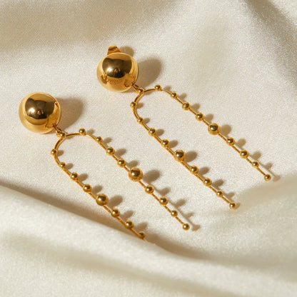 [Royal&Vicky]Amabel Gold Earrings