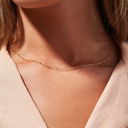 [Royal&Vicky]Julia Gold Chain Necklace