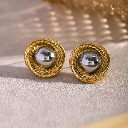 [Royal&Vicky]Ariadne Gold Earrings