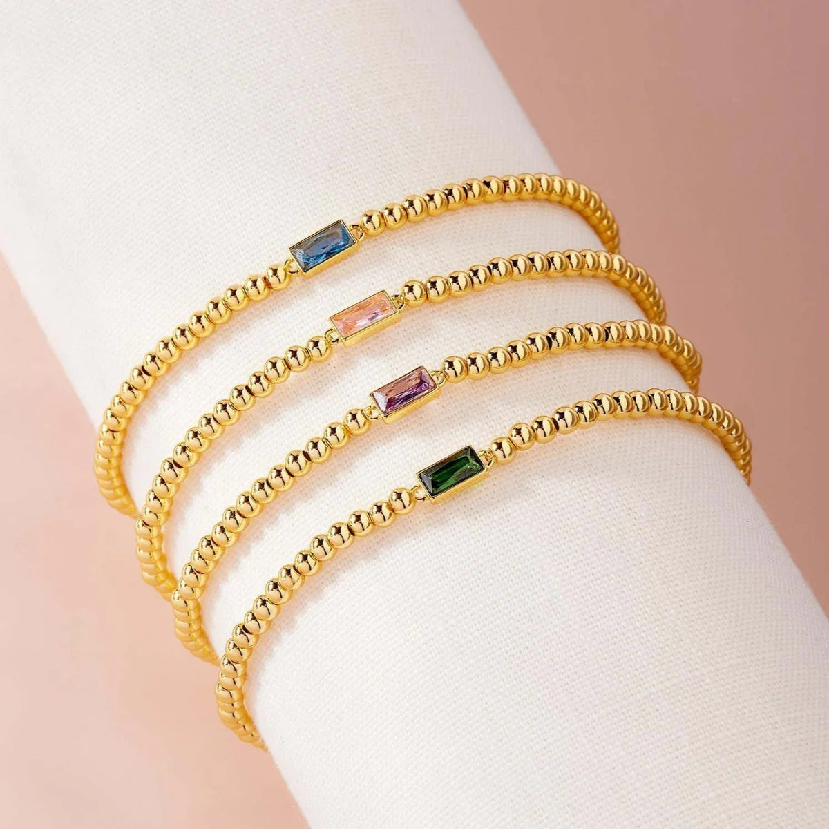 [Royal&Vicky]Celine Birthstone Bracelet
