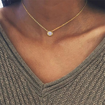 [Royal&Vicky]Amelia Birthstone Necklace