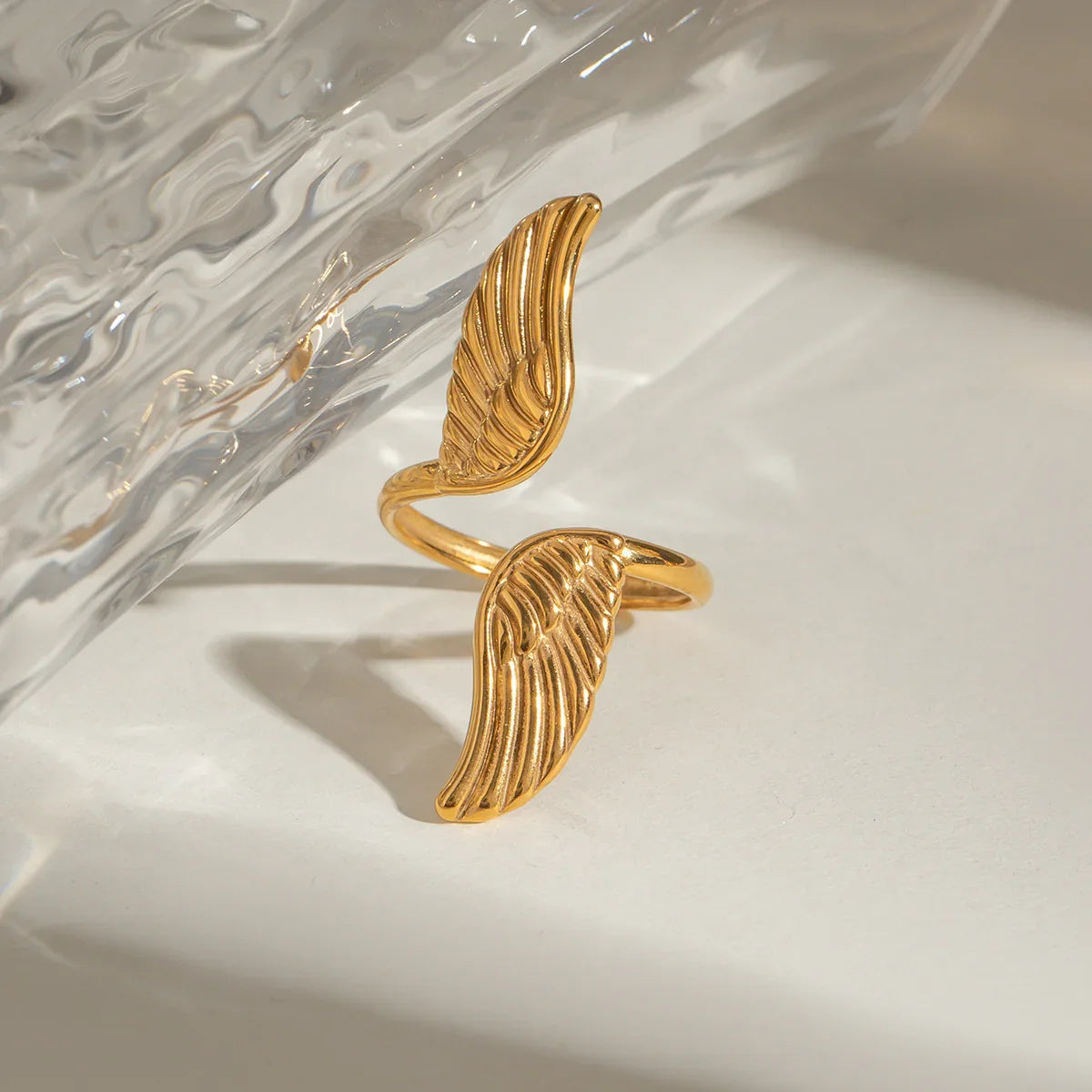 [Royal&Vicky]Sparrow Gold Wing Ring