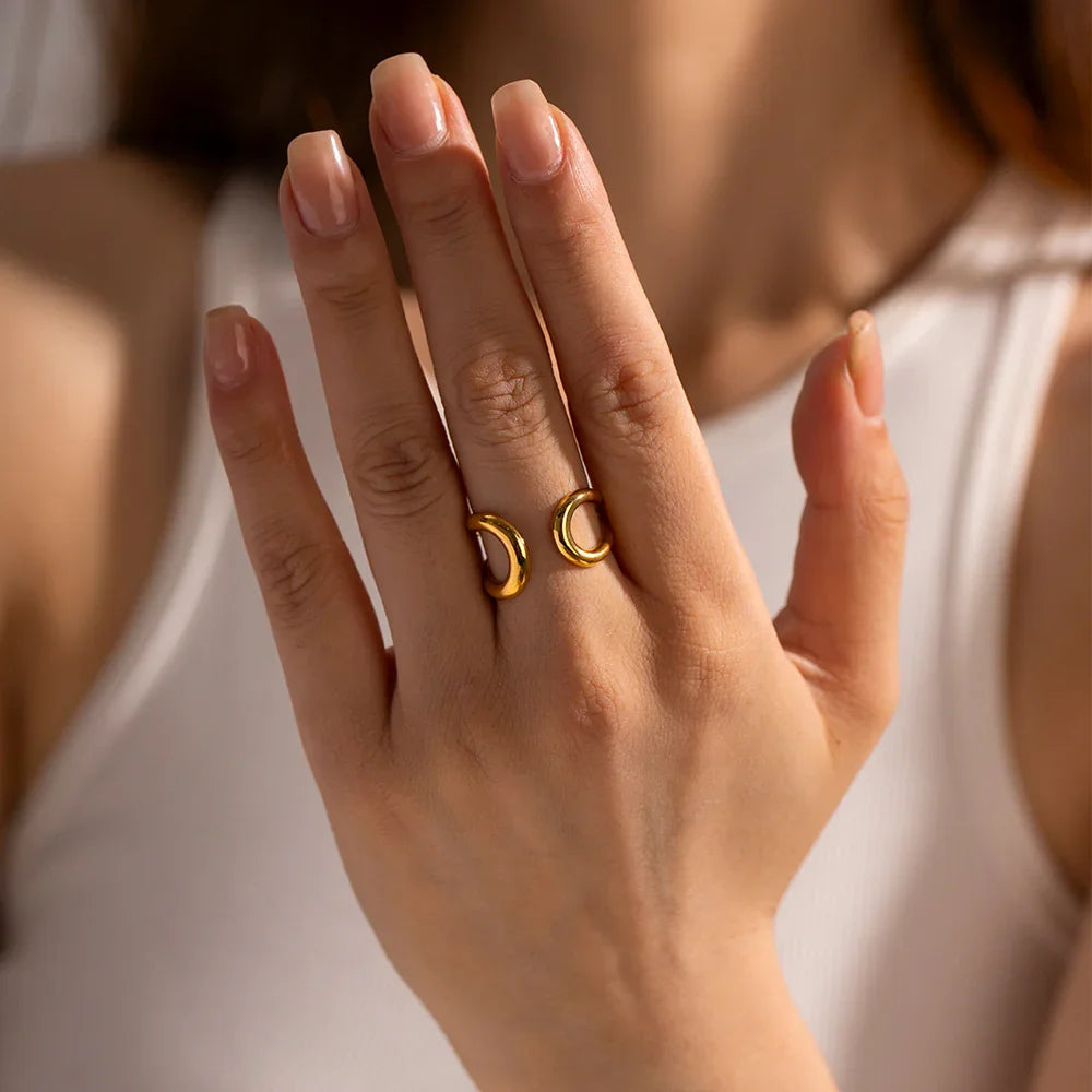 [Royal&Vicky]Jackie Twisted Band Ring