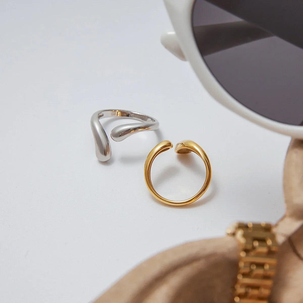 [Royal&Vicky]Diane Twisted Band Ring