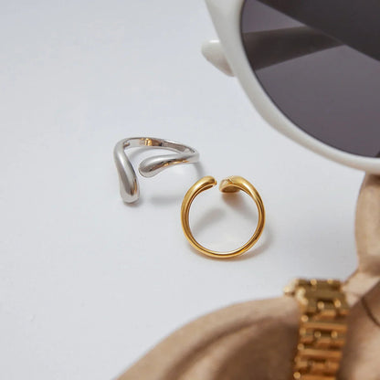 [Royal&Vicky]Diane Twisted Band Ring