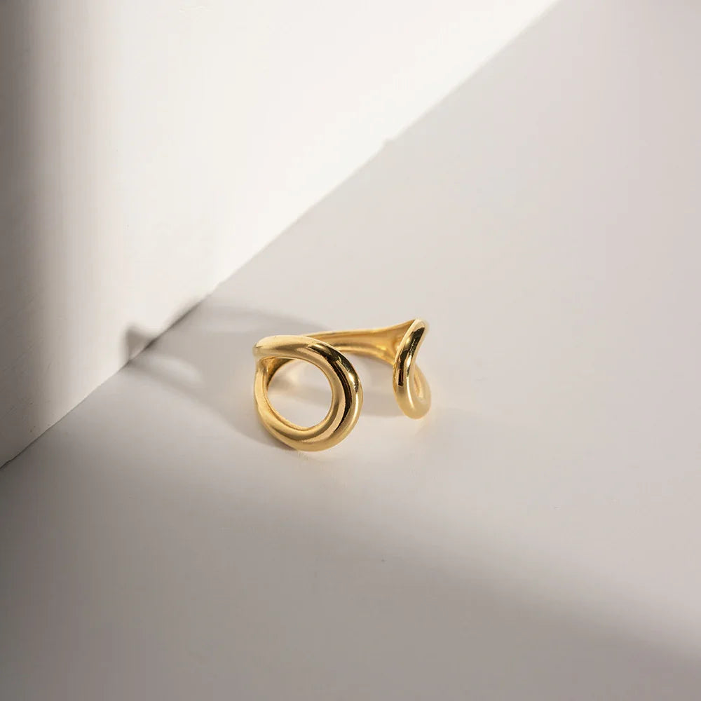 [Royal&Vicky]Jackie Twisted Band Ring