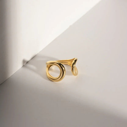 [Royal&Vicky]Jackie Twisted Band Ring