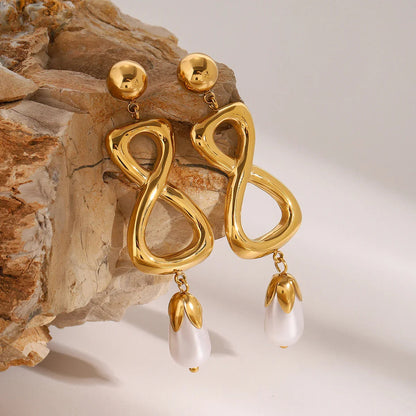 [Royal&Vicky]Kaylee Freshwater Pearl Earrings