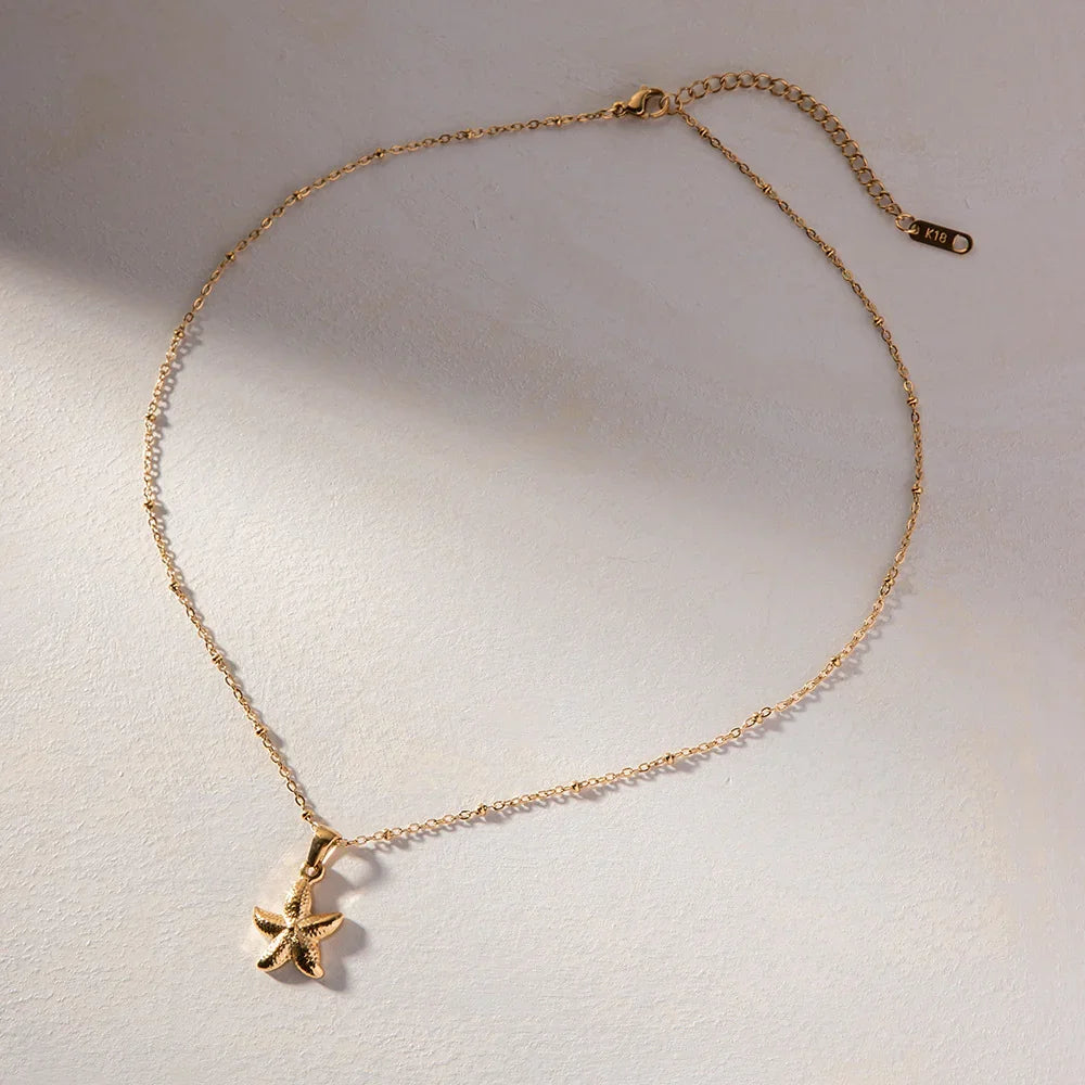 [Royal&Vicky]Emmie Gold Starfish Pendant
