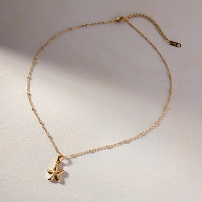[Royal&Vicky]Emmie Gold Starfish Pendant