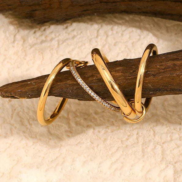 [Royal&Vicky]Christabel Diamond Ring Stack