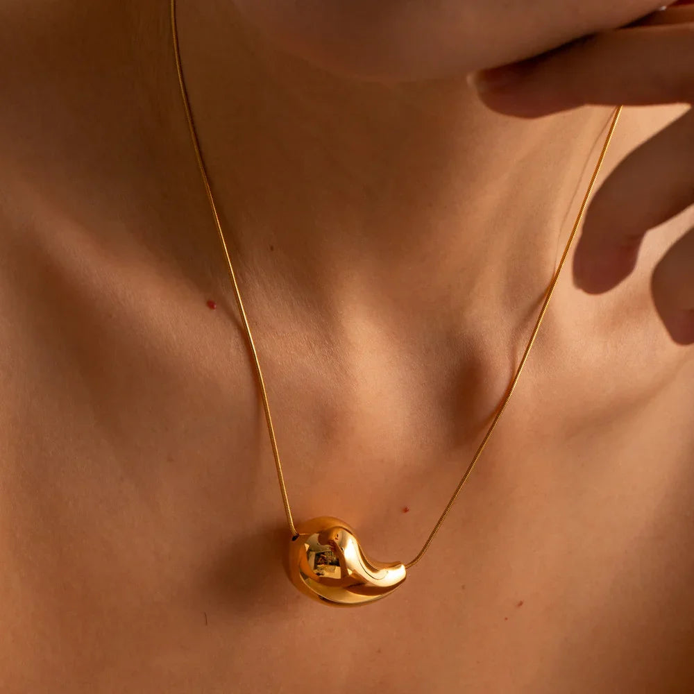 [Royal&Vicky]Sandra Drop Necklace