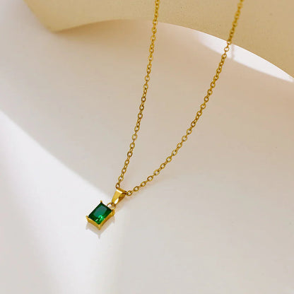 [Royal&Vicky]Emi Green Necklace