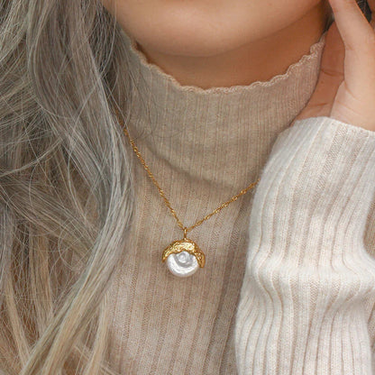 [Royal&Vicky]Kimberly Pearl Necklace