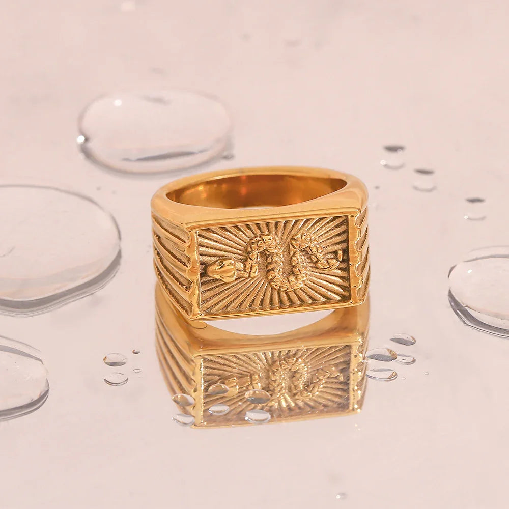 [Royal&Vicky]Miles Gold Ring