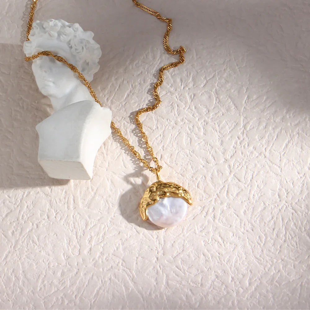 [Royal&Vicky]Kimberly Pearl Necklace