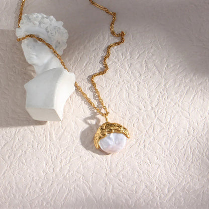 [Royal&Vicky]Kimberly Pearl Necklace