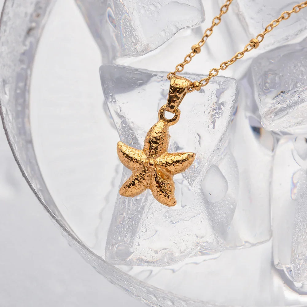 [Royal&Vicky]Emmie Gold Starfish Pendant