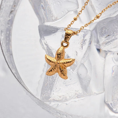 [Royal&Vicky]Emmie Gold Starfish Pendant