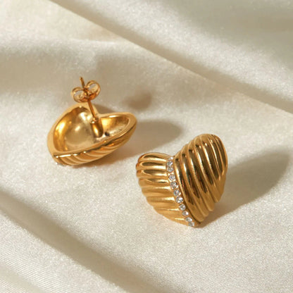 [Royal&Vicky]Selene Gold Earrings