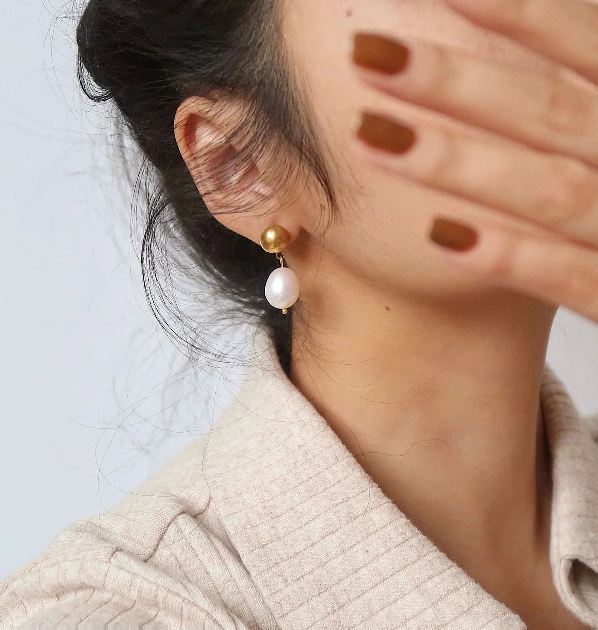 [Royal&Vicky]Cornelia Freshwater Pearl Earrings