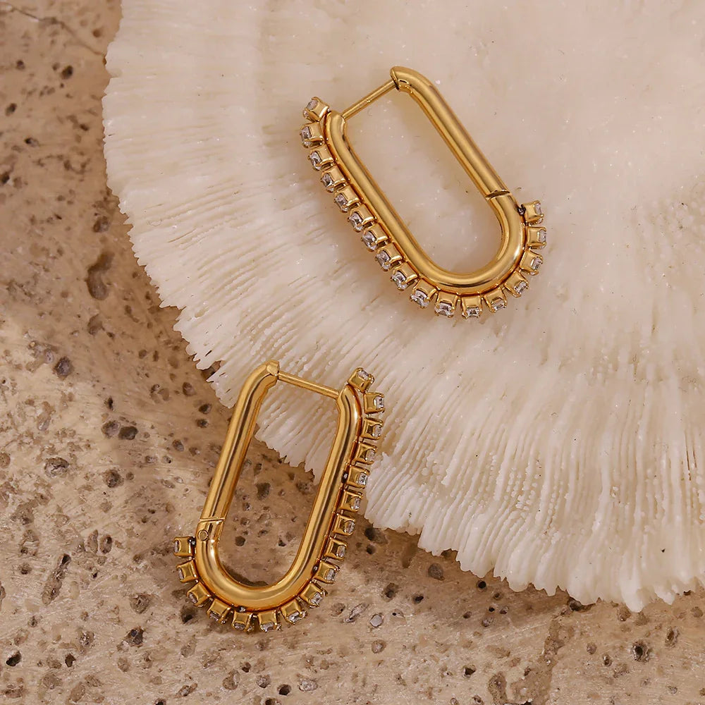 [Royal&Vicky]Georgia Diamond Earrings