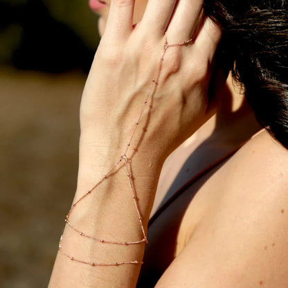 [Royal&Vicky]Evelyne Gold Chain Bracelet