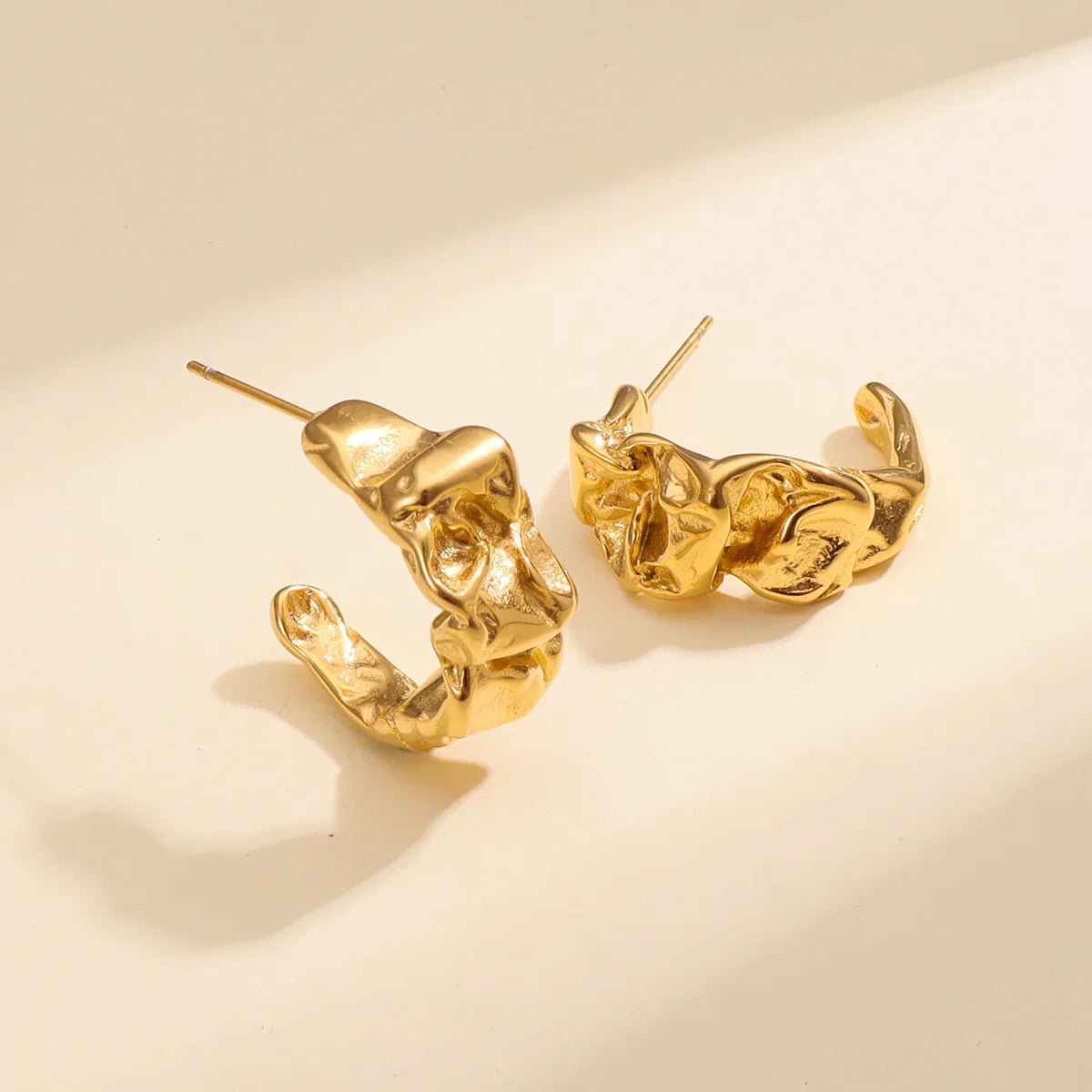 [Royal&Vicky]Ashley Gold Earrings