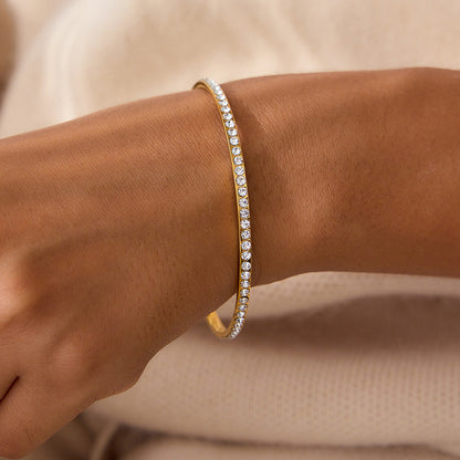[Royal&Vicky]Kalista Diamond Gold Bangle