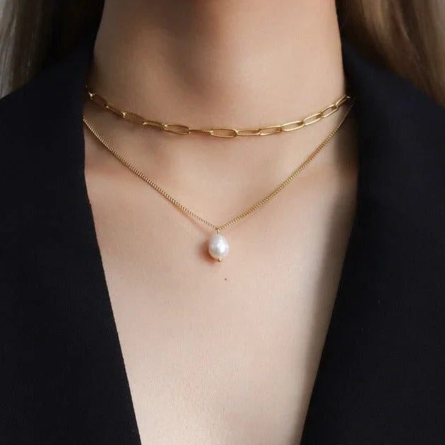 [Royal&Vicky]Undine Freshwater Pearl Necklace