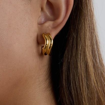 [Royal&Vicky]Double Curve Hoops