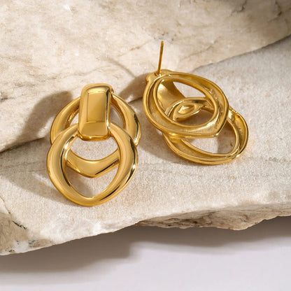 [Royal&Vicky]Zoey Gold Earrings