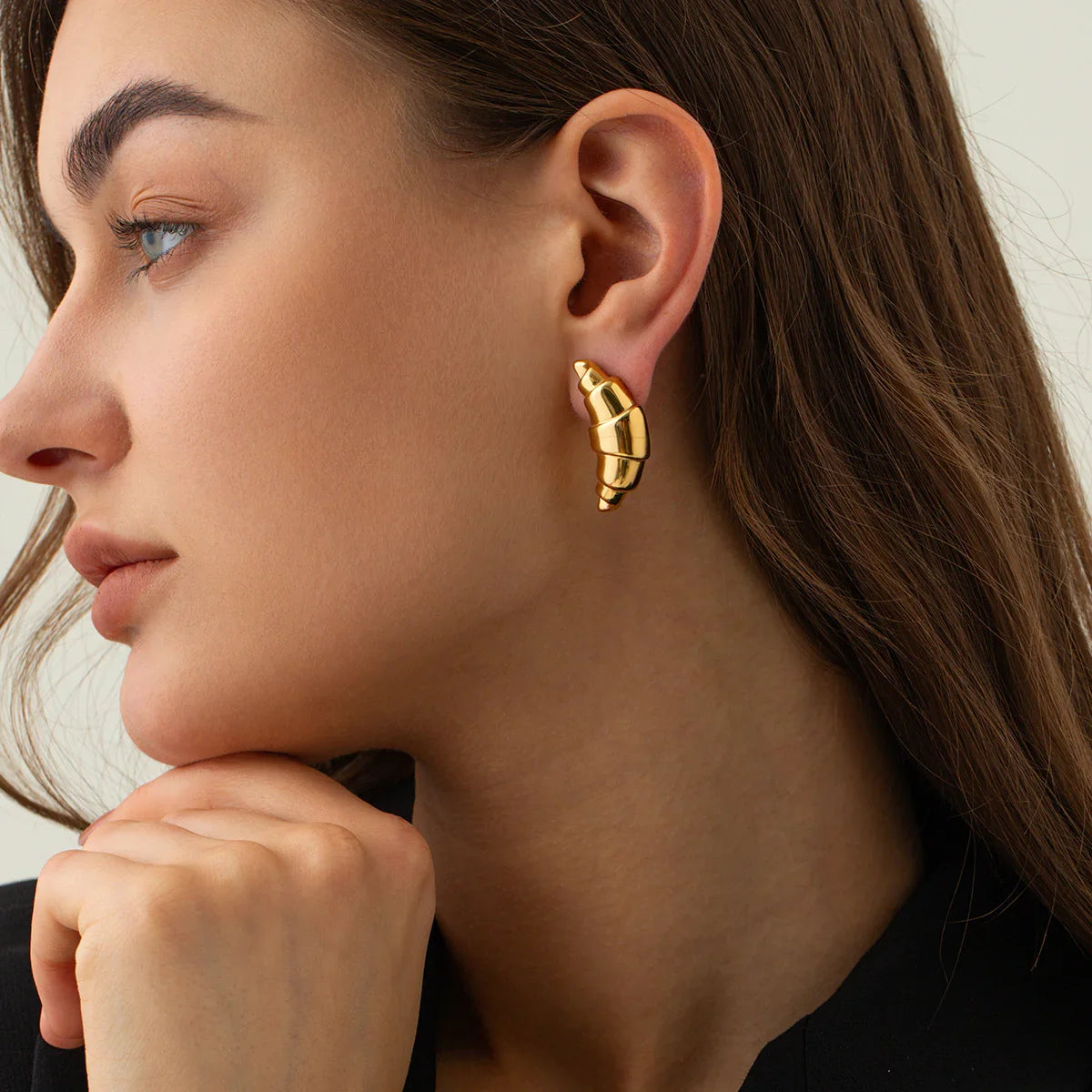 [Royal&Vicky]Emberly Gold Earrings