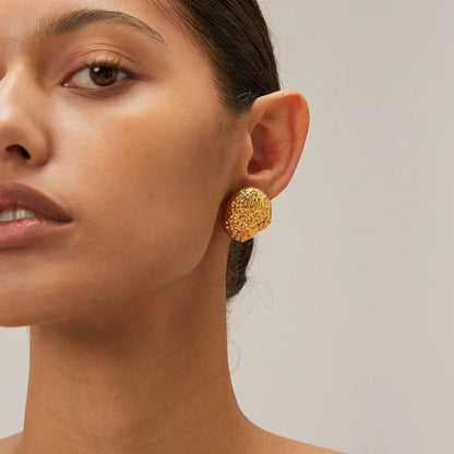 [Royal&Vicky]Carina Gold Earrings