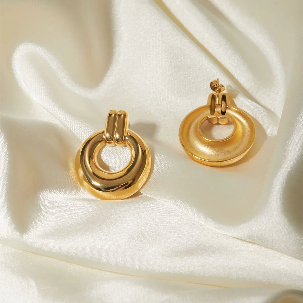 [Royal&Vicky]Lynora Gold Earrings