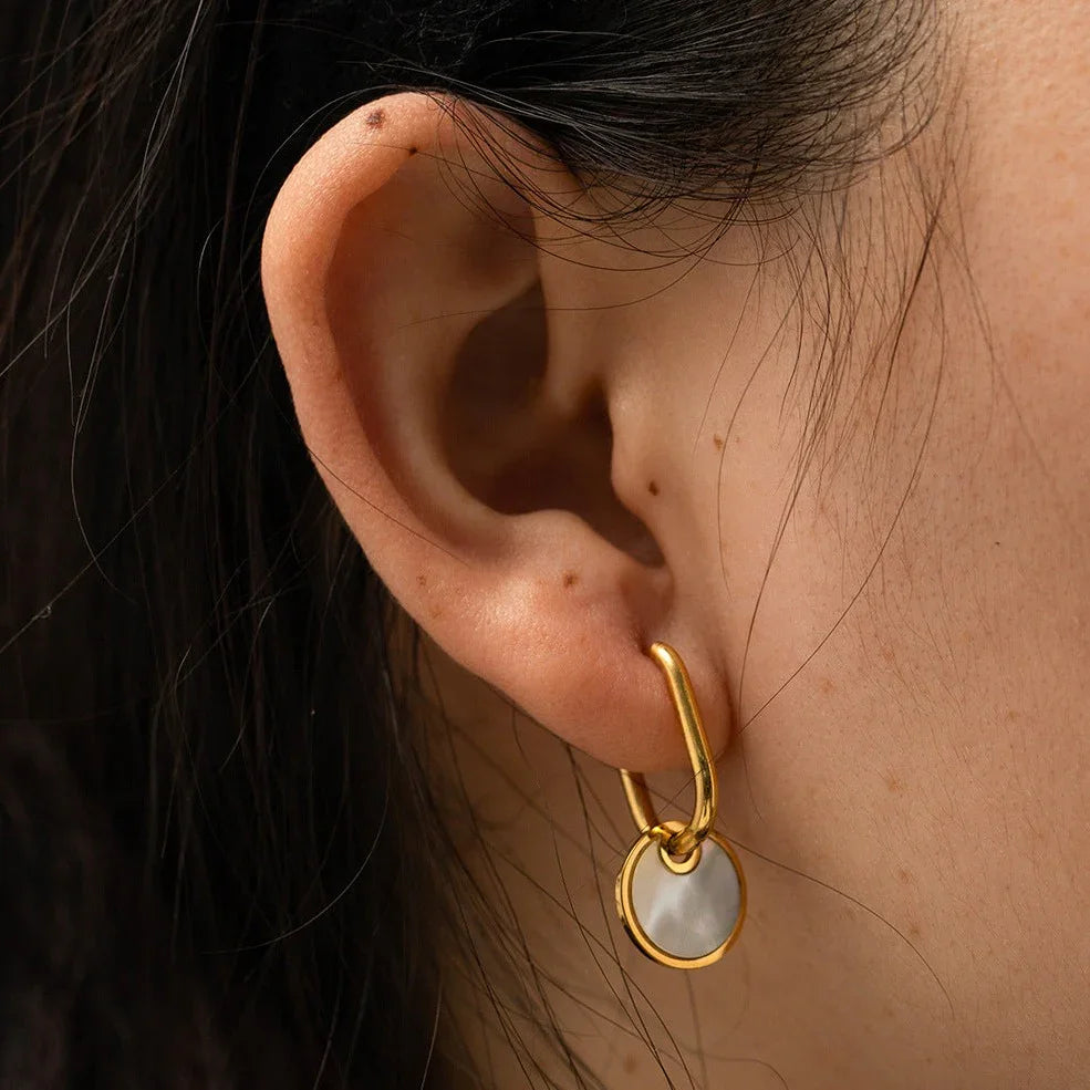 [Royal&Vicky]Lora Gold Earrings
