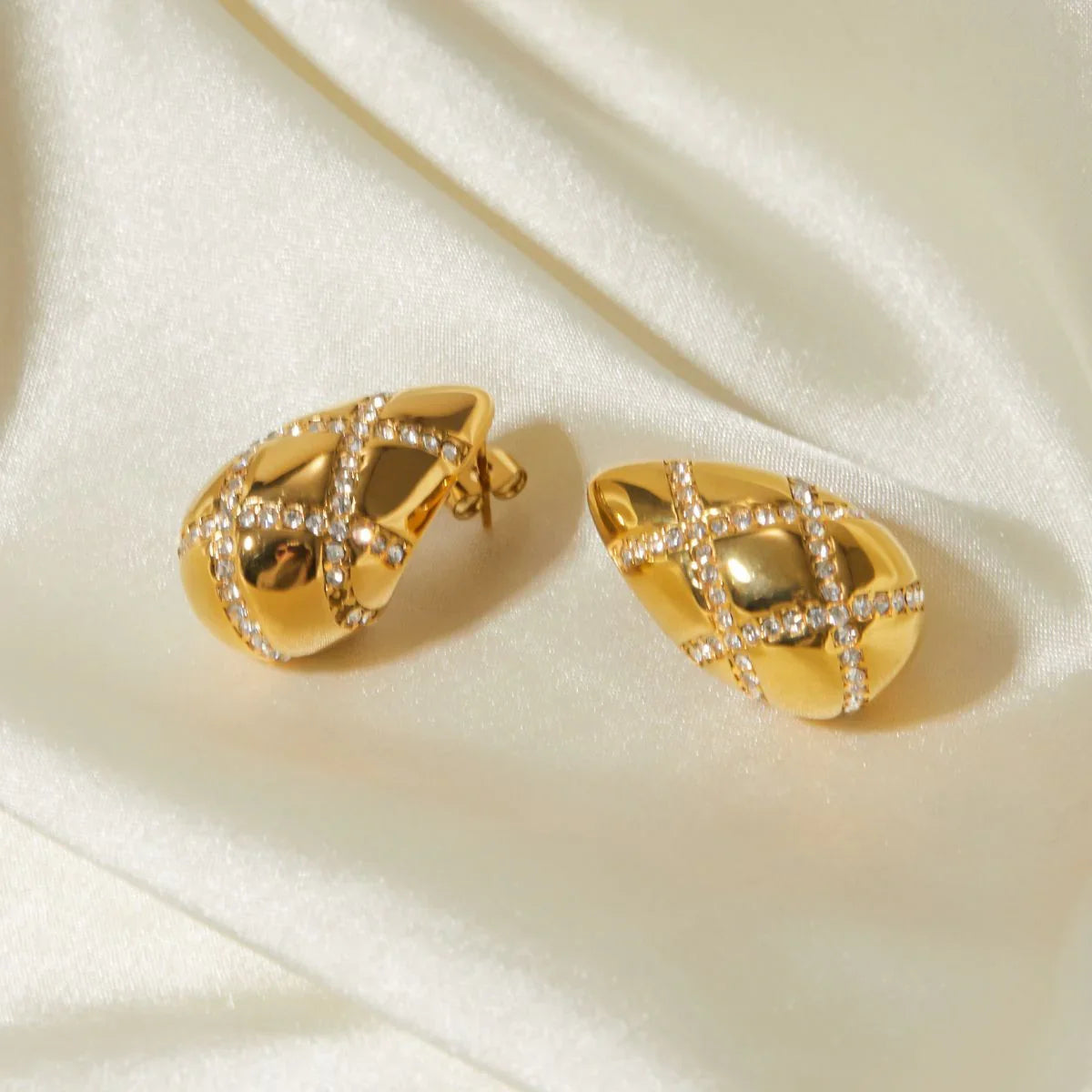 [Royal&Vicky]Linnea Gold Earrings