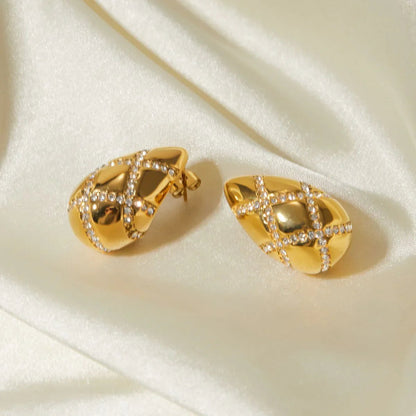 [Royal&Vicky]Linnea Gold Earrings