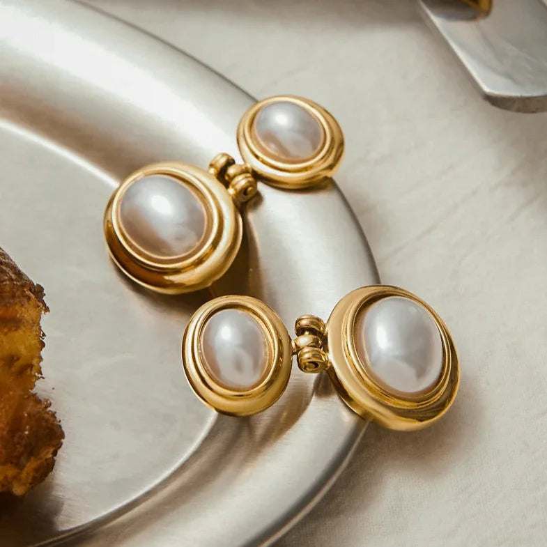 [Royal&Vicky]Winnie Freshwater Pearl Earrings