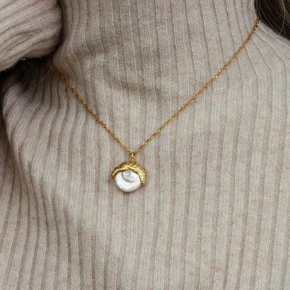 [Royal&Vicky]Kimberly Pearl Necklace