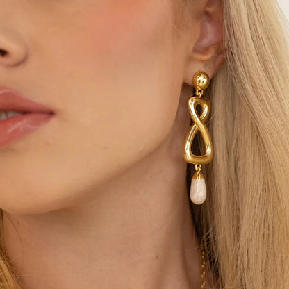 [Royal&Vicky]Kaylee Freshwater Pearl Earrings