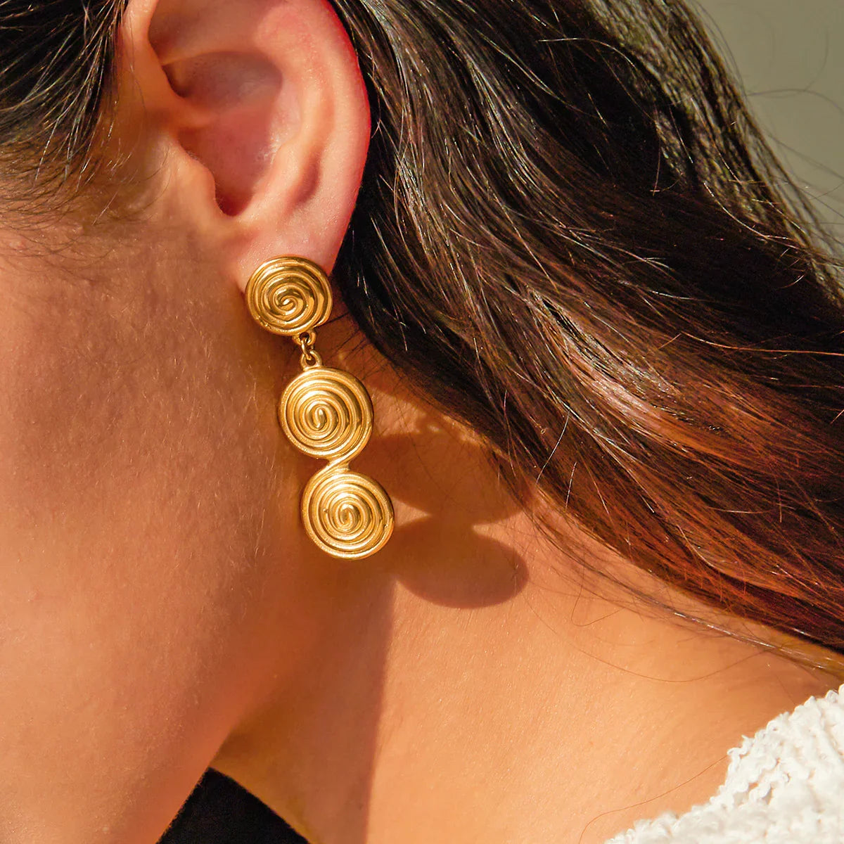 [Royal&Vicky]Marielle Gold Earrings
