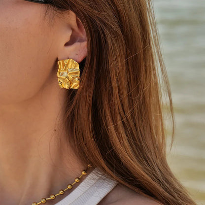 [Royal&Vicky]Kaia Gold Earrings