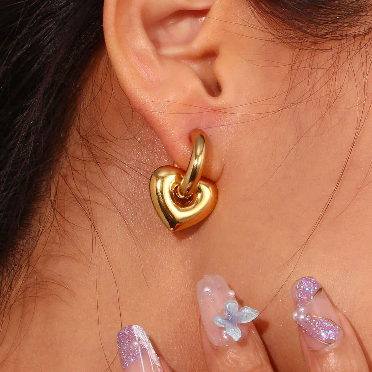 [Royal&Vicky]Aria's Arrow Gold Earrings