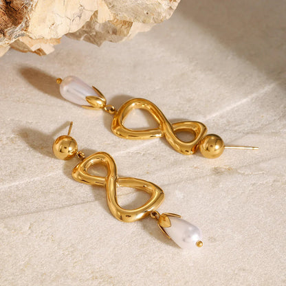 [Royal&Vicky]Kaylee Freshwater Pearl Earrings